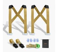 VEVOR Sangle de Déménagement Levage Manutention Meubles pour 2 Personnes avec 2 Bandoulières 2 Sangles de Charge Réglables 1 Sangle Transport à Main, pour Déplacer Meubles Appareils Électroménagers