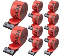VEVOR - sangles de treuil pour camion, 4 "x 30' avec crochet plat pour remorquage, paquet de 10, rouge
