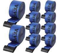 VEVOR Sangle de treuil 10,2 cm x 9,1 m Lot de 10 Capacité 2,7 T Rupture 8,2 T Crochet plat Bleu