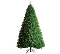 VEVOR Sapin de Noël Artificiel Pré-éclairé 2,28 m 550 LED 1346 Pointes Branches