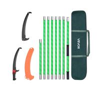 VEVOR Scie à Élaguer sur Perche Extensible Manuelle 2,15 m-8,09 m avec 8 Perches