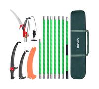 VEVOR Scie à Élaguer sur Perche Extensible Manuelle 2,15 m-8,09 m avec Ciseaux
