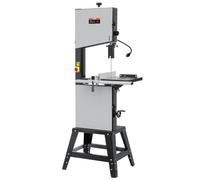 VEVOR Scie à Ruban d'Établi avec Support, 340 mm, 440-846 tr/min, 1100 W, Hauteur de Coupe 330 mm, Lame Scie 2780 mm, avec Lampe de Travail, Guide Onglet, pour Travail Bois, Aluminium, Métal, Cuivre
