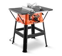 VEVOR Scie À Table Avec Support, Scie À Table Compacte Portable De 1800 W, Diamètre Extérieur De La Lame De Scie De 254 MM, Capacité De Coupe Maximale De 200 MM, Vitesse De Coupe De 4800 Tr/min, Avec
