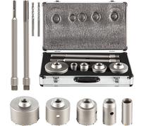 VEVOR Kit Scie Cloche Coffret de Scies Trépans 5PCS 30-100mm pour Perceuse Béton