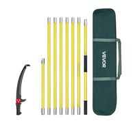 VEVOR Scie d'Élagage Extensible 1,17-8 m Scie à Perche Extensible Manuelle