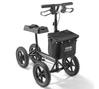 VEVOR Scooter de genoux aluminium trottinette déambulateur à genou pliable 160kg