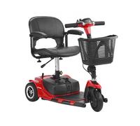 VEVOR Scooter de Mobilité Électrique Pliable à 3 Roues Tout-terrain, Capacité de Montée 9°, Charge 120 kg, avec Longue Portée 20 km, Roues Antidérapantes, pour Adultes, Personnes Âgées, Handicapées