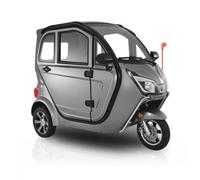 VEVOR Scooter de Mobilité Fermé pour Personnes Âgées 3 Roues, Scooter de Mobilité Électrique pour Adultes Seniors 3 Places 1500 W, Charge 295 kg, Portée 60 km, Déverrouillage Distance, Tout-terrain