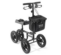VEVOR Scooter genoux acier carbone trottinette déambulateur genou pliable 160kg