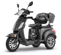 VEVOR Scooter de Mobilité Électrique à 3 Roues Tout-terrain, 1000 W, Charge 226,8 kg, avec Longue Portée 35 km, 3 Modes de Vitesses, Capacité de Montée 20°, pour Adultes, Personnes Âgées, Handicapées