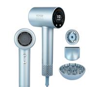 VEVOR Sèche-cheveux haute vitesse 105000 tr/min ions négatifs 4 températures