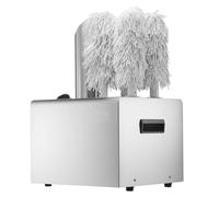 VEVOR Sécheuse et polisseuse électrique commerciale, polisseuse à champagne, tasses à bière, bar, séchage et polissage des verres avec 5 brosses 330 tasses/heure