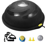 VEVOR Demi-ballon d'exercice balle d'équilibre yoga 660 mm bande de résistance