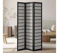 VEVOR Séparation de pièce japonaise en 3 parties écran pliable en bois pour l'intérieur, cloisons japonaises écrans décoratifs portables pour séparer les pièces