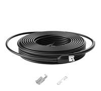 VEVOR série ETR (16 W câble chauffant tuyaux, noir, 15.2M