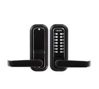 VEVOR Serrure à Code Mécanique 4-7 Chiffres, Serrure de Porte d'Entrée sans Clé à Clavier Combinaison, pour Maison Intérieur ou Extérieur, avec Poignée, Verrouillage Automatique, Bronze Huilé