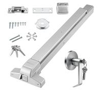 VEVOR Serrure Anti-Panique Universelle pour Porte de Sortie 76-91 cm de Largeur Dispositif Anti-Panique pour Issue de Secours Barre 1 Carré Évacuation Rapide pour Centres Commerciaux Hôpitaux Hôtels