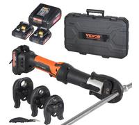 VEVOR Kit d'outils de sertissage de tuyaux V15 – 2 batteries – mâchoires 22/28
