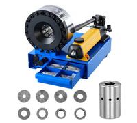 VEVOR Sertisseuse Hydraulique Haute Pression Pince à Sertir Tuyau Climatisation Flexibles 6-28 mm Kit Sertissage Manuel pour Tuyaux Gaz/Eau/Climatisation Automobile, Raccords Câbles, avec 8 Matrices