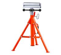 VEVOR Servante à Rouleaux Capacité de Charge 1134 kg Support à Rouleau Pliable Hauteur Réglable 700-1320 mm en Acier 45# avec Base Stable pour Accueillir Tuyaux Jusqu'à 305 mm de Diamètre, Planches