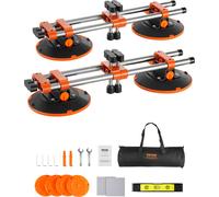 VEVOR Setter de suture sans couture, pack de 2, connecteur de suture en granit avec ventouses à vide de 152 mm & trousse à outils, pour assembler & niveler les sutures