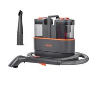 VEVOR Shampouineuse Portative 11,5 kPa, Nettoyeur de Tapis et Moquette avec Réservoir d'Eau Propre de 1,5 L et Réservoir d'Eau Sale de 0,8 L, Aspirateur Détacheur pour Tapisserie, Canapé et Voiture