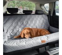VEVOR Siège auto pour chiens de taille moyenne et grande 45 kg, siège rehausseur imperméable pour chien, avec laisse de sécurité à clipser, rembourrage en coton PP, lit pour animal de compagnie, gris