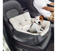 VEVOR Siège d'auto pour chien petit animaux de compagnie jusqu'à 9 kg gris foncé