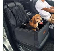 VEVOR Siège d'auto pour chiens petite taille 12 kg, siège rehausseur pour chien, avec cadre de support, laisse de sécurité à clipser, rembourrage en coton, lit voiture pour animal de compagnie, noir