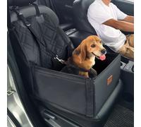 VEVOR Siège d'auto pour chiens petite taille 12 kg, siège rehausseur pour chien, avec cadre de support, laisse de sécurité à clipser, rembourrage en coton, lit voiture pour animal de compagnie, noir