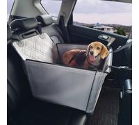 VEVOR Siège d'auto pour Chiens Petits Moyens Grands 22 kg, siège rehausseur imperméable pour Chien, avec Cadre de Support, Laisse de sécurité à Clipser, lit de Voiture pour Animal de Compagnie, Gris