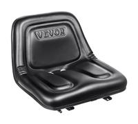 VEVOR Siège de Chariot Élévateur à Fourche Universel Siège de Tracteur avec Micro-interrupteur Trous de Drainage Fente Étendue 160-340 mm Siège Confortable pour Chargeur Excavateur Tondeuse à Gazon