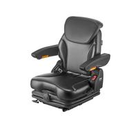 VEVOR Siège de Chariot Élévateur Universel, 54x60x67 cm, Siège de Tracteur de Suspension avec Dossier Réglable, Accoudoir, Appui-tête, Ceinture de Sécurité, Micro-interrupteur, pour Chargeur, Tondeuse