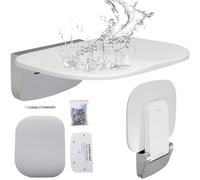 VEVOR Siège de Douche Rabattable Tabouret de Douche Mural 204 kg Salle de Bain