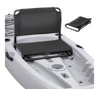 VEVOR Siège de Kayak 20 mm d’Épaisseur, Dosseret SUP Pliable, pour Tamarack, Tahoma, Tioga, Spitfire, Kenai et Daylite, Dossier pour Paddle Planche à Pagaie Kayak Canoë Gonflable Pêche, Noir