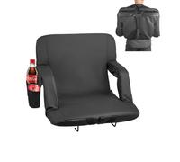 VEVOR Siège de stade large à 6 angles réglables, chaise de gradin rembourré de 73,66 mm avec accoudoir et support dorsal, chaise de stade avec porte-gobelet et crochet, pour événement sportif, concert