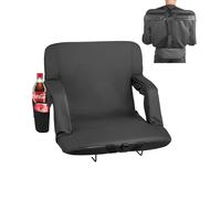 VEVOR Siège de stade large à 6 angles réglables, chaise de gradin rembourré de 73,66 mm avec accoudoir et support dorsal, chaise de stade avec porte-gobelet et crochet, pour événement sportif, concert