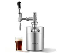 VEVOR Siphon Nitro 2 L Machine à Café Nitro Portable SANS Cartouche d'Azote, pour Thé Jus Camping, Fraîcheur Longue Durée, Distributeur de Café Infusé à Froid avec Buse et Valve de Décompression