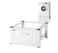 VEVOR Socle universel pour machine à Laver 709 x 368 mm support pour lave-linge sécheuse, base multifonctionnelle robuste pour machine à laver avec tiroir et accessoires nombreux pour buanderie