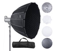 - Softbox Parabolique Boîte Lumière Dégagement Pliage Rapide Portable 880 mm
