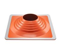 VEVOR Solin de Toit pour Tuyaux 254-457 mm Étanchéité Toiture Flexible en Silicone, avec Base Carrée en Métal, Haute Température -74℃-225℃, pour Cheminée, Poêle à Bois, Tuyaux d'Aération Extérieur