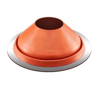 VEVOR Solin de Toit pour Tuyaux 254-483 mm Étanchéité Toiture Flexible en Silicone, avec Base Ronde en Métal, Haute Température -74℃-225℃, pour Cheminée, Poêle à Bois, Tuyaux d'Aération Extérieur