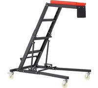 VEVOR Sommier de Mécanicien Surélevé Repliable Chariot de Mécanicien Haut Profil Hauteur Réglable 108-164,5 cm Charge 181 kg Escabeau de Travail pour Accès Facile au Moteur Auto Camion Tracteur Pickup