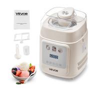 VEVOR Sorbetière Automatique Turbine à Glace Sorbet 1 L avec Compresseur Intégré