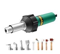 VEVOR Soudeur Plastique à Air Chaud Pistolet Thermique PVC 1600 W 9 Accessoires