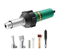 VEVOR Soudeur Plastique Air Chaud Pistolet Thermique PVC 1600 W 5 Accessoires