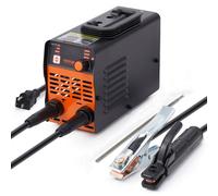 VEVOR Soudeuse à Bâton, 100 A, Poste à Souder ARC/Lift TIG avec Grand Écran LED, Machine de Soudage à Bâton Portable 2-en-1, Démarrage à Chaud, Antiadhésif, VRD, Machine à Souder ARC MMA pour Soudage
