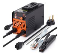 VEVOR Soudeuse à Bâton, 120 A, Poste à Souder ARC/Lift TIG avec Grand Écran LED, Machine de Soudage à Bâton Portable 2-en-1, Démarrage à Chaud, Antiadhésif, VRD, Machine à Souder ARC MMA pour Soudage