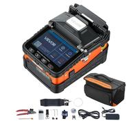 VEVOR Soudeuse Fibre Optique 6 Moteurs Épisseuse Fusion avec Épissage 8 s